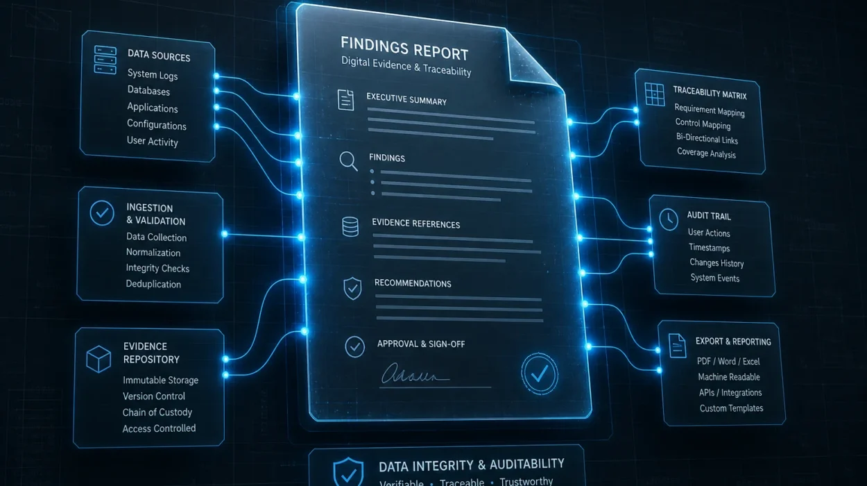 Arquitectura de IA trazable y sistemas de evidencias para transformación digital