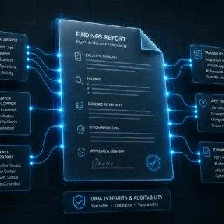 Arquitectura de IA trazable y sistemas de evidencias para transformación digital