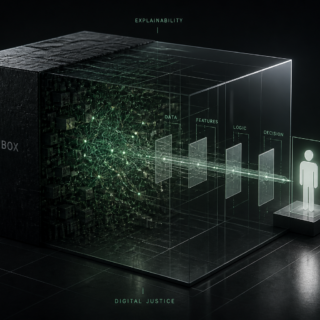 Visualización de la paradoja de la caja negra y explicabilidad en IA