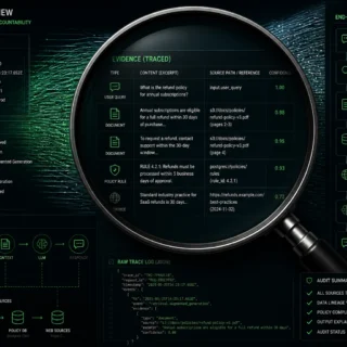 Visualización de trazabilidad forense digital y evidencia en IA