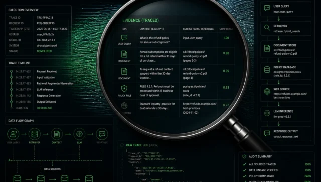 Visualización de trazabilidad forense digital y evidencia en IA