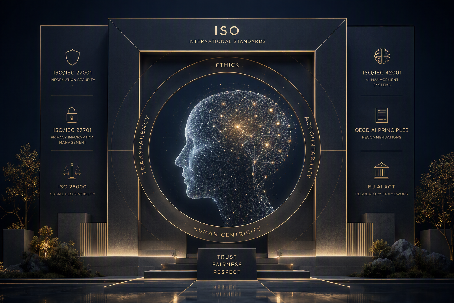Intersección de la ética humana y la gobernanza de IA