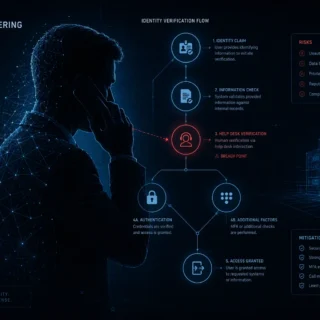 Análisis de ingeniería social y brecha de seguridad en soporte técnico