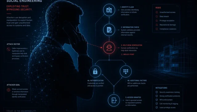 Análisis de ingeniería social y brecha de seguridad en soporte técnico