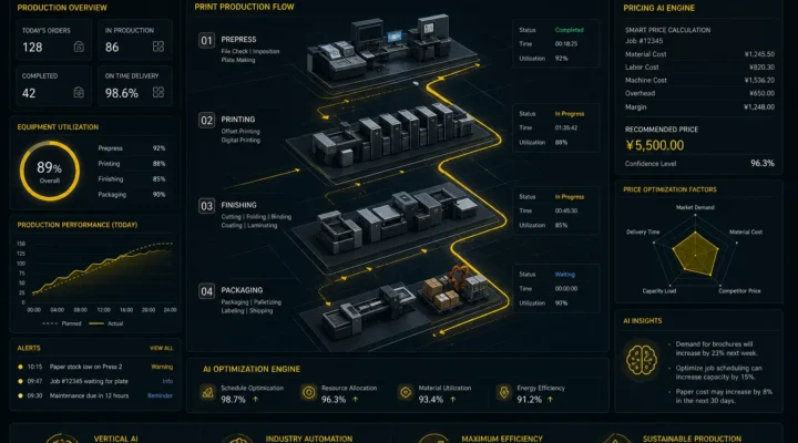 Interfaz digital de automatización industrial para la industria gráfica y PrintPriceOS
